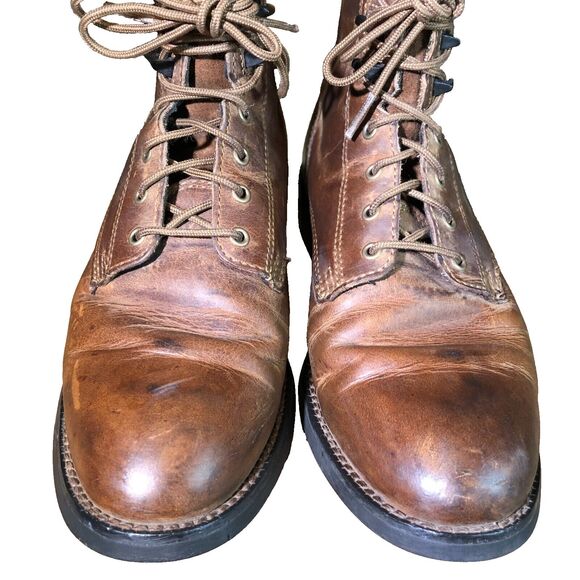 Ariat Heritage Lacer Western Roper Boots  Leather mens Size 6B 33525 - Picture 5 of 14